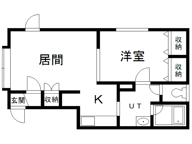 サクライハイムIIの間取り