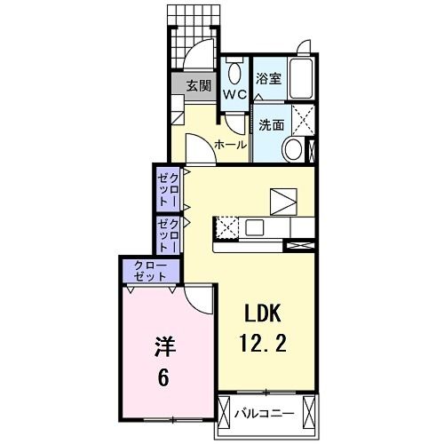 ベル福和　壱番館の間取り