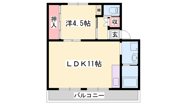 ビレッジハウス社の間取り