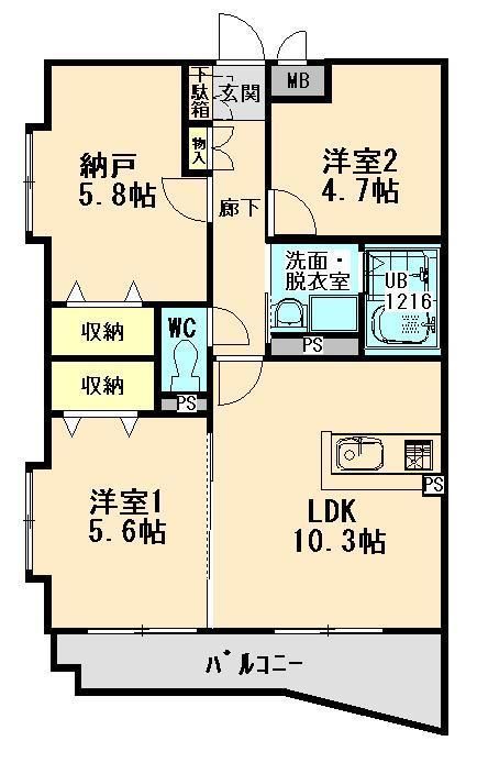 セントラルシティの間取り