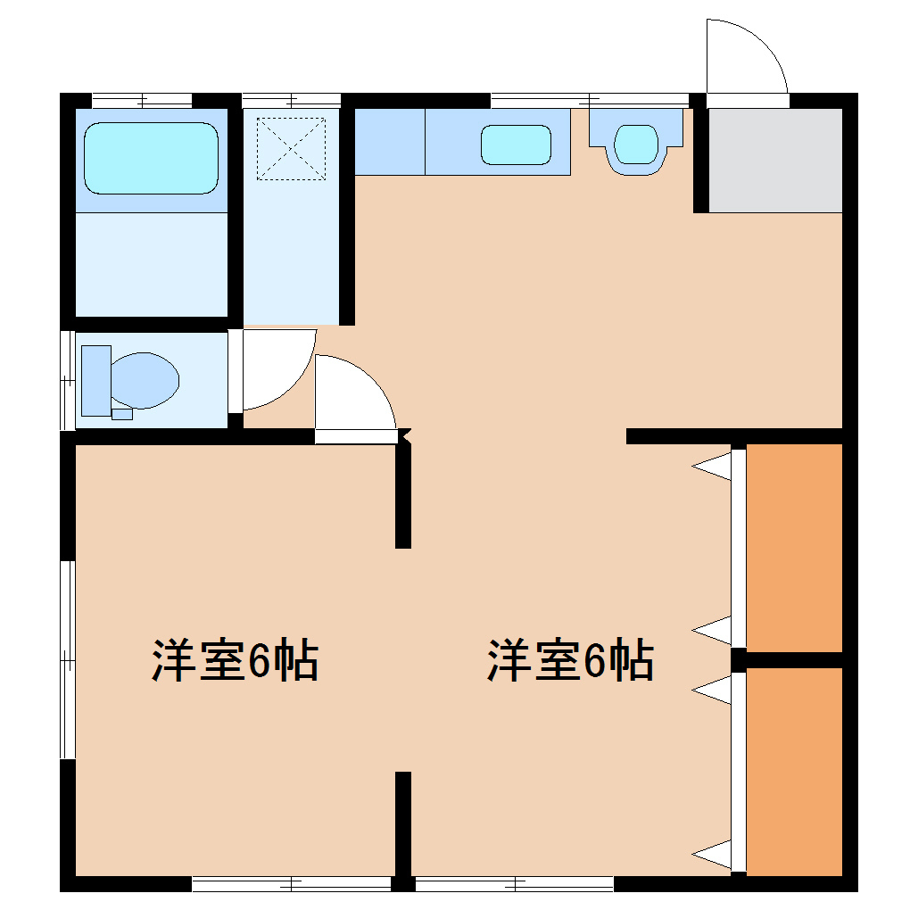 ニコット荻川の間取り