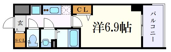 【プレサンス東別院駅前IIの間取り】