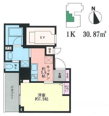 【ウエストスクエア大森の間取り】