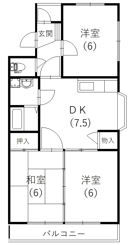 広沢プラーザの間取り