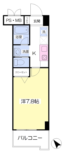 ソレイユ狭山ヶ丘の間取り