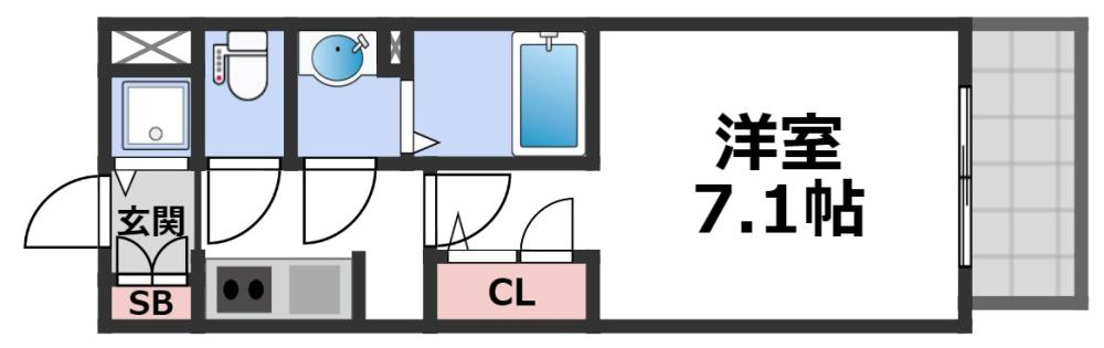 ファーストフィオーレ大阪城イーストの間取り