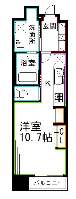 杉並区下井草のマンションの間取り