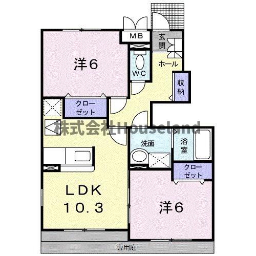 プラシードシオンの間取り