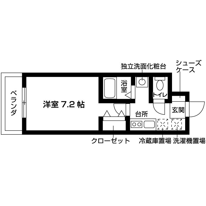 ル・レーヴ向山２の間取り