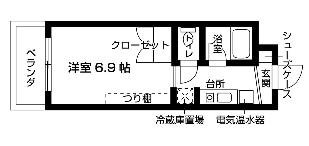 エクレール公園通の間取り