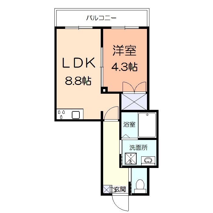 エバーグリーンフォレストの間取り