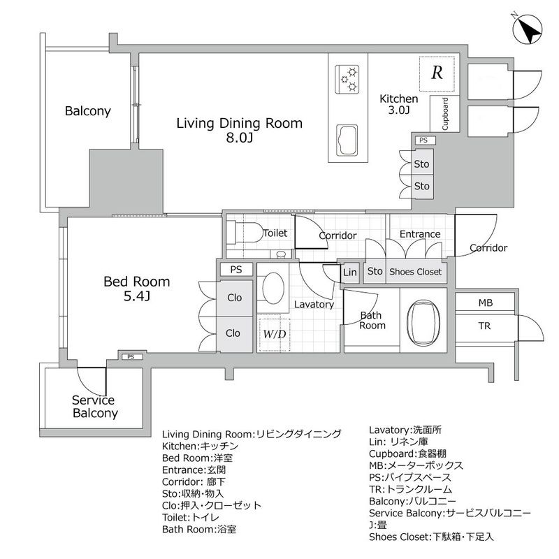 ブランズ愛宕虎ノ門の間取り