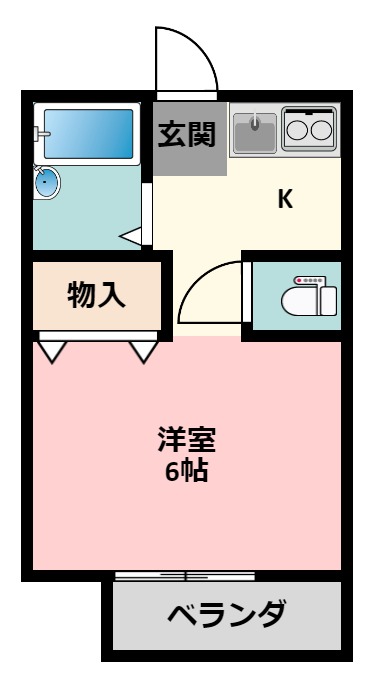 アーバンライフ新町の間取り