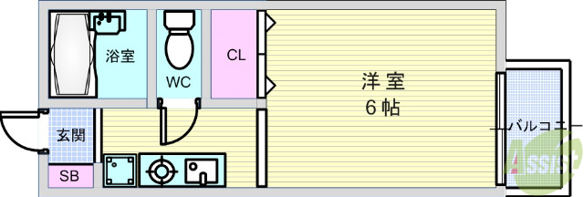 ヴェルデ上池田の間取り