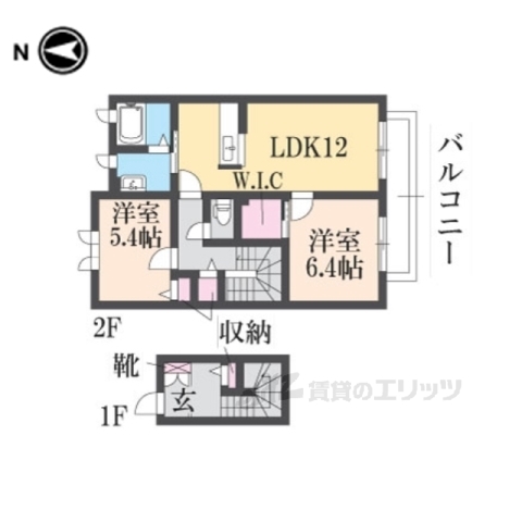 セレーノ二上・駅前１２の間取り