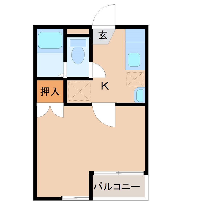 いぶきの丘ハイム　パート３の間取り