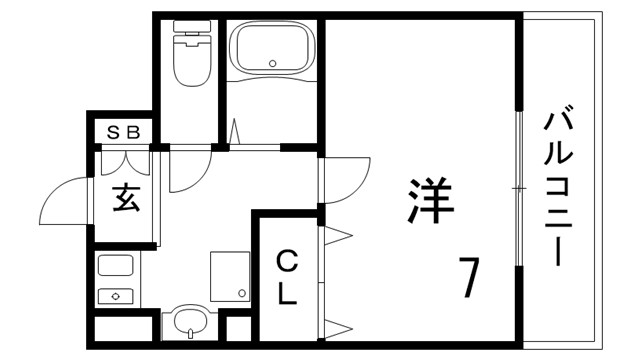 リヴィエル須磨の間取り