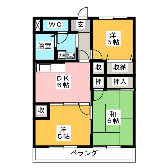 アーバン郷西の間取り