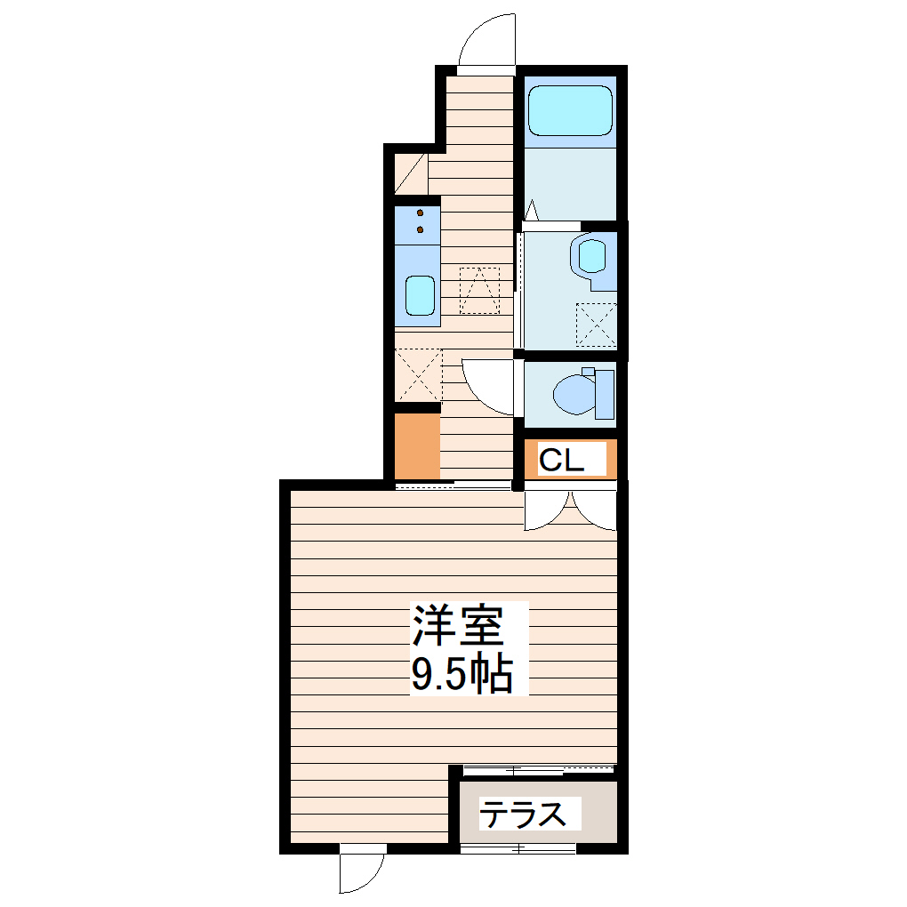 岩切新築アパートの間取り