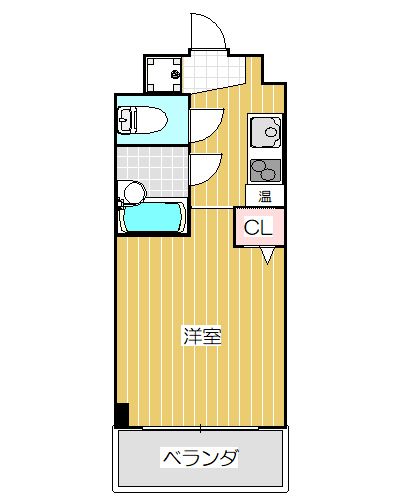 大阪市西成区天下茶屋のマンションの間取り