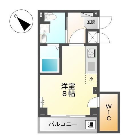 【町田市中町のマンションの間取り】