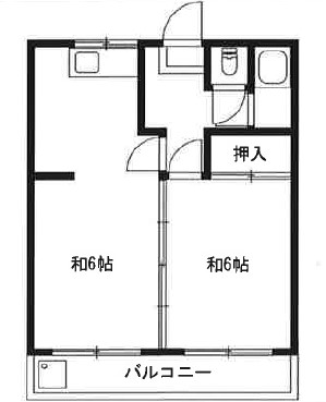 姫路市北条のマンションの間取り