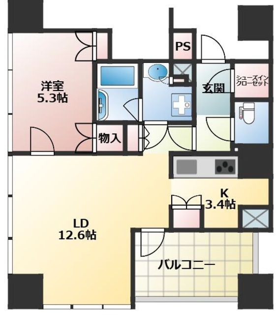 クラッシィタワー新宿御苑の間取り