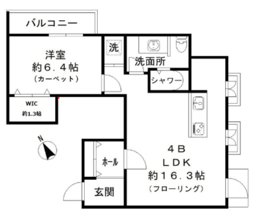 La Maison De Paulの間取り