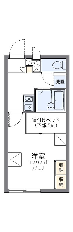 レオパレスフォーレストの間取り