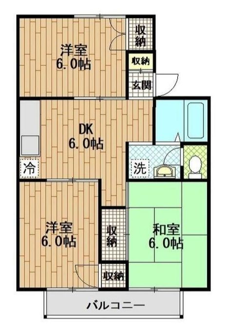 第5二塚ハイツの間取り