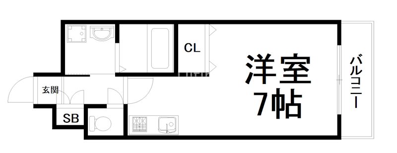 【THE GARNET SUITE RESIDENCE 京都駅南の間取り】