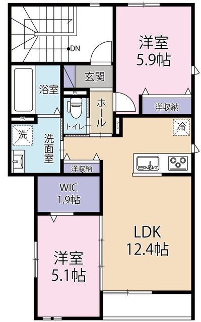 （仮称）江東区大島8丁目計画の間取り