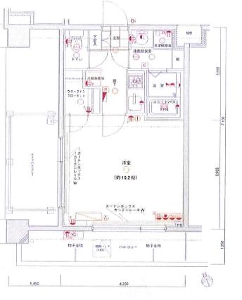 エクセリア桜上水の間取り