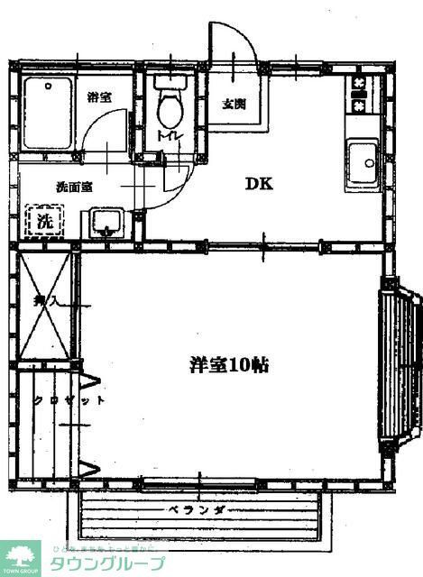 入間郡毛呂山町大字毛呂本郷のアパートの間取り