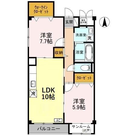 フェリーチェ光陽の間取り