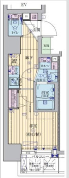 ファーストフィオーレ心斎橋イーストIIIの間取り写真