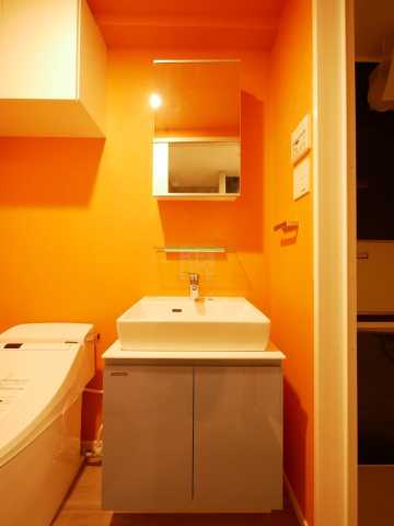 洗面設備　ライトハウス大塚の洗面所