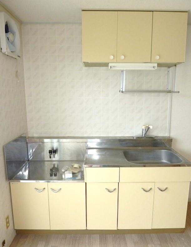 キッチン　キッチンガスコンロ設置可