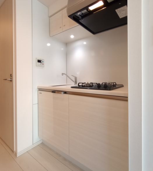 キッチン　★使いやすい二口コンロ、システムキッチン★