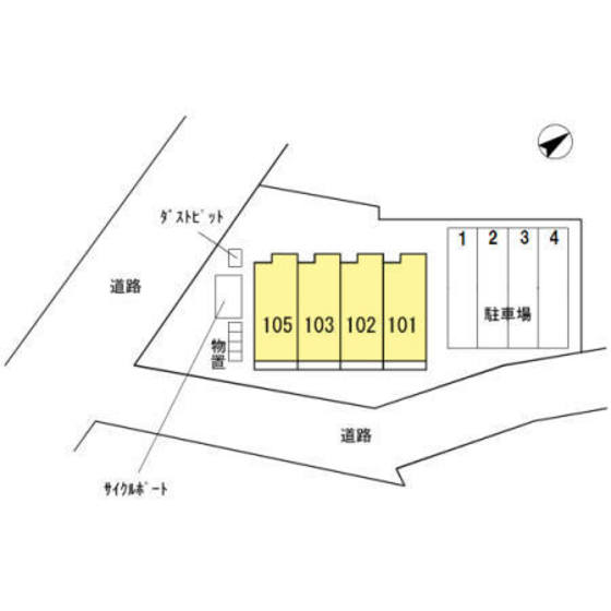 駐車場　配置図