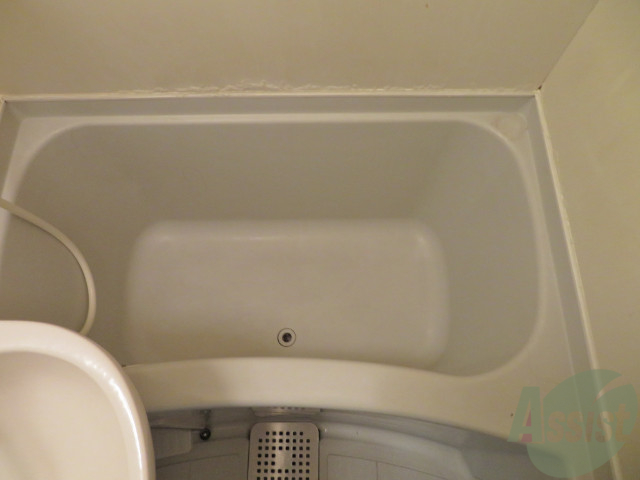 バス・シャワールーム　バスルームは狭すぎず、シャワーも浴びやすそうです。