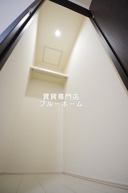 収納　大容量のウォークインクローゼットです！