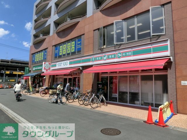 コンビニ　ローソンストア100東船橋駅前店（コンビニ）まで200m