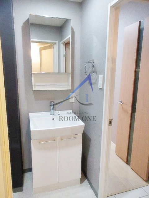 洗面設備　洗面台です。