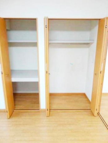 収納　十分な収納スペースがあります