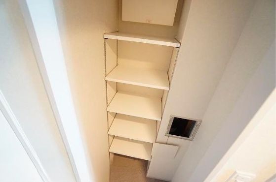 収納　たっぷりとした収納スペースです