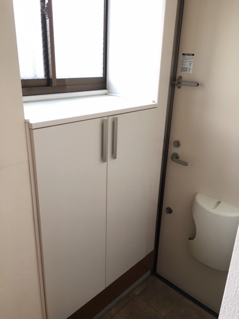 玄関　シューズボックス付きの玄関です♪