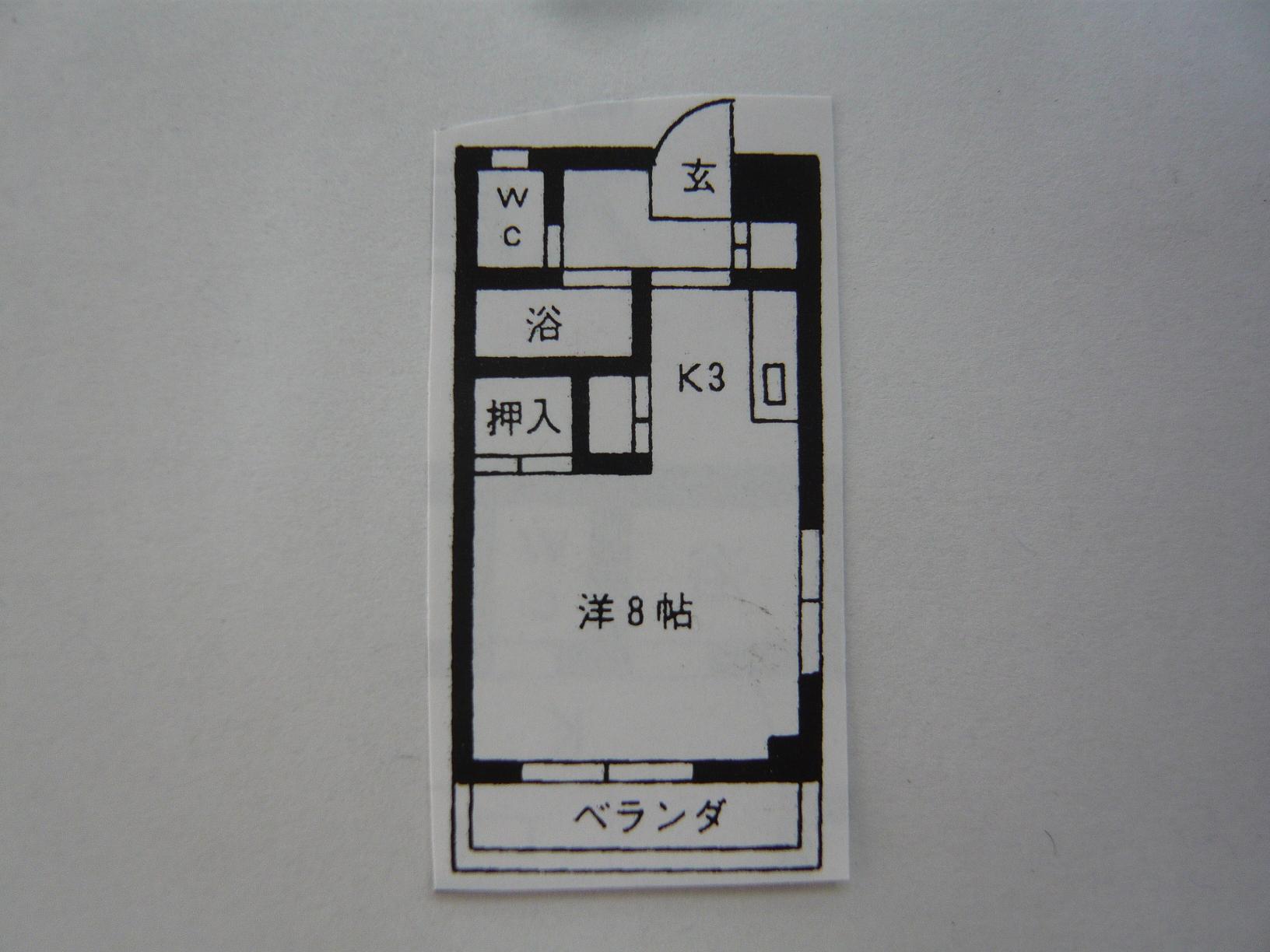 鹿児島市 3階建 築31年の間取り写真