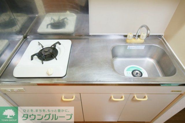 キッチン　1口ガスコンロ