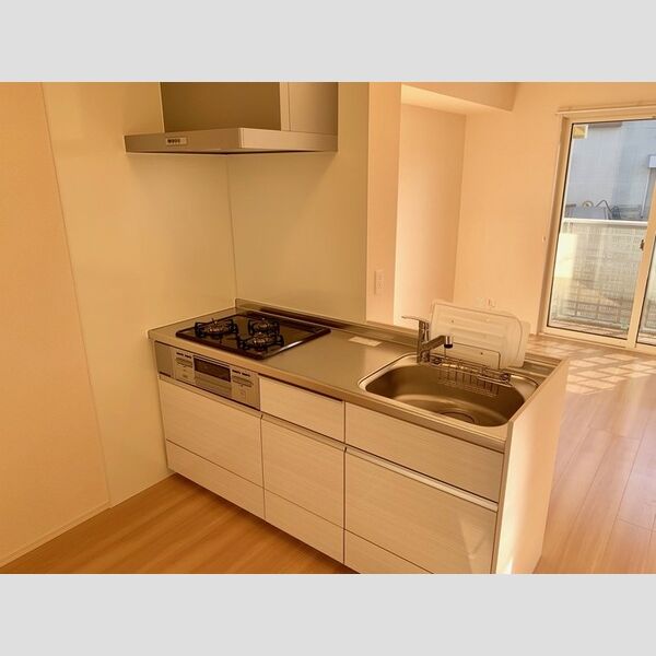 キッチン　3口コンロ・グリル付キッチン♪